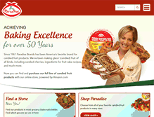 Tablet Screenshot of paradisefruitco.com